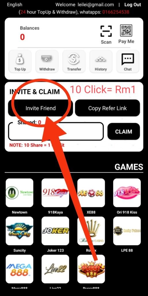 Link Free Credit Claim Step by Step Bossku78