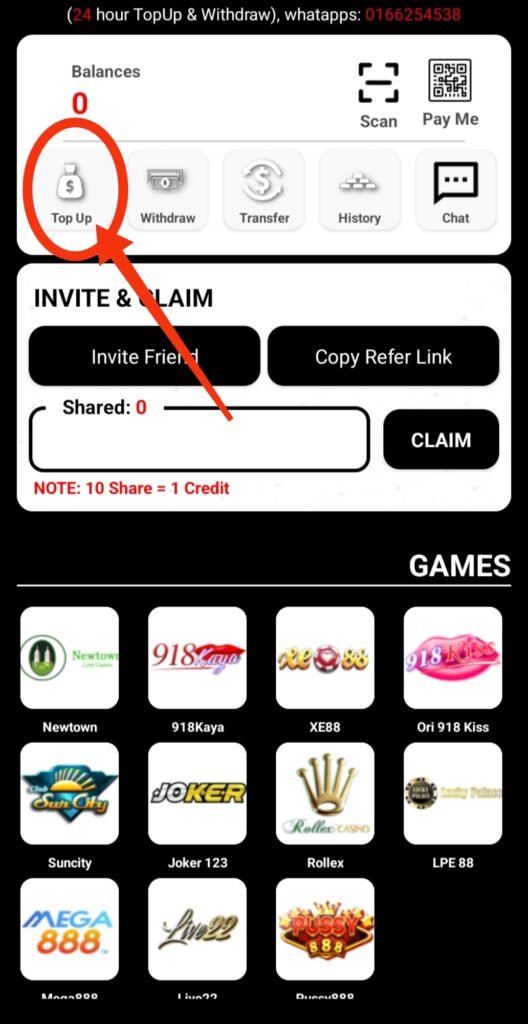 bossku78 how to topup step by step